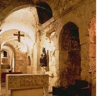 Visite de l'Abbaye Saint-Victor. Le lundi 5 décembre 2011 à Marseille. Bouches-du-Rhone. 